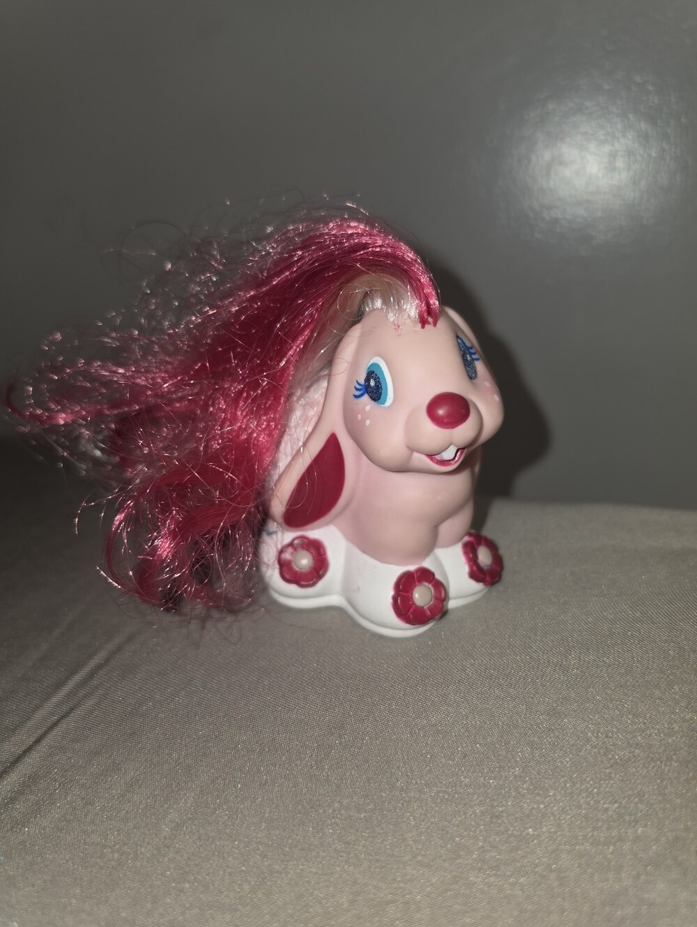 Vintage Tonka Keypers Series 3 Blossom Rabbit Small Vinyl Figure. Super Secret!